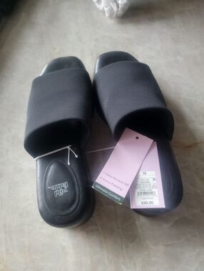 Wild Fable Black Platform Sandals Size 10